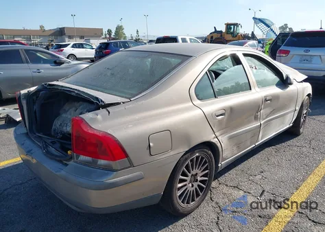 2002 Volvo S60 2.4T из США, поврежденный, VIN YV1RS58D622145793
